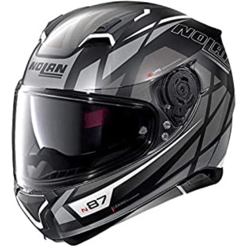 Nolan N87 Martz N-Com Flat Black Motorcycle Helmet 026 Last Few Save £50